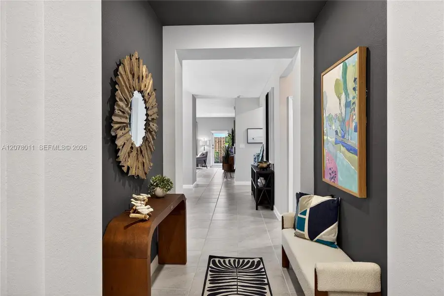 Furnished interior view inside a new home in Acacia Groves, Miami (Image 15). Furnished interior view inside a new home in Acacia Groves, Miami (Image 15).