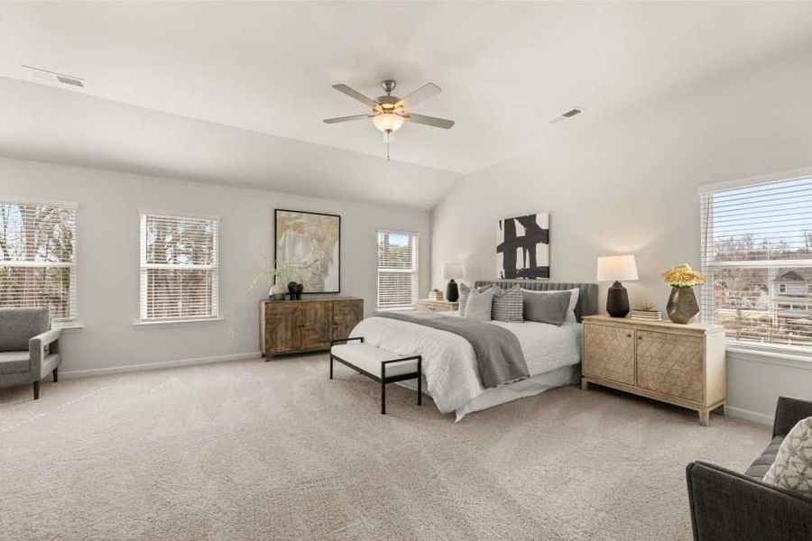 Furnished interior view inside a new home in Kingsmere Estates, Loganville (Image 4).