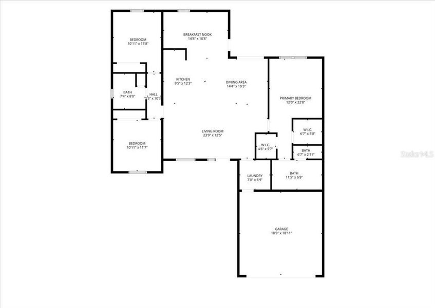 2D floor plan layout of this home in , Port Charlotte, FL (Image 5).