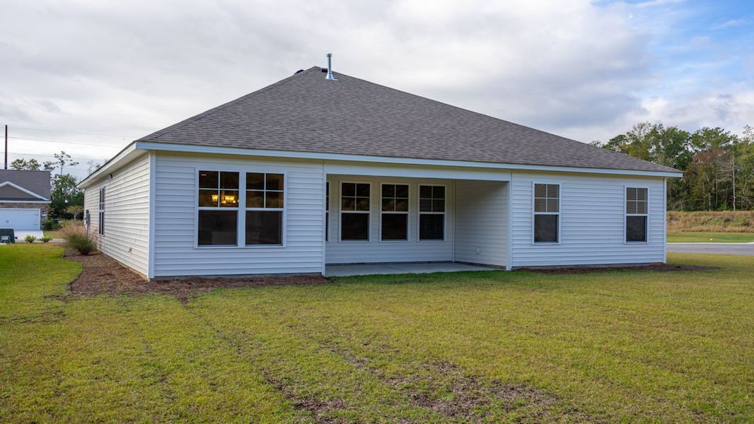 Representative exterior photo of a completed home built from the MADISON by D.R. Horton in The Grove at Blake Farm, Wilmington, NC (Image 2). Representative exterior photo of a completed home built from the MADISON by D.R. Horton in The Grove at Blake Farm, Wilmington, NC (Image 2).