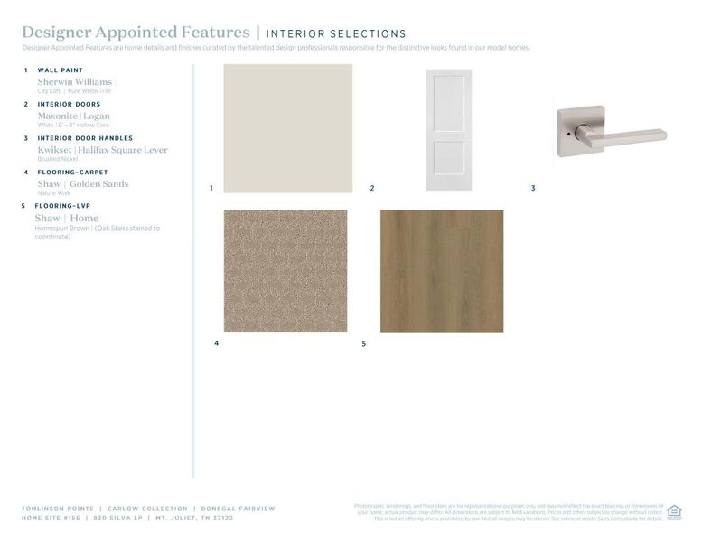 Sample of building materials used in homes in Tomlinson Pointe - Carlow Collection, Mount Juliet (Image 6).