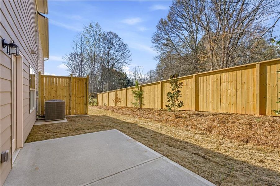 Exterior details and patio area of a home in Silver Leaf, Dawsonville (Image 4).