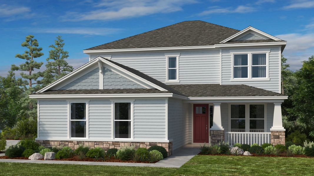 Front exterior of a home in the Osprey Cove community, located in St. Marys, GA (Image 14).