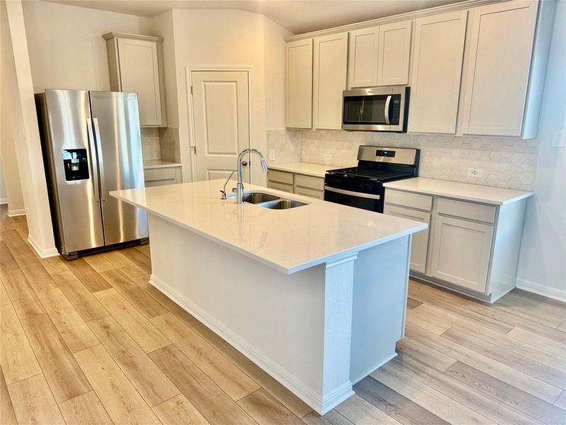 Furnished interior view inside a new home in Waterstone Crossing, Kyle (Image 5).