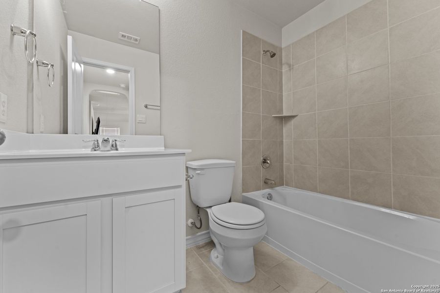 Furnished interior view inside a new home in , San Antonio (Image 11). Furnished interior view inside a new home in , San Antonio (Image 11).