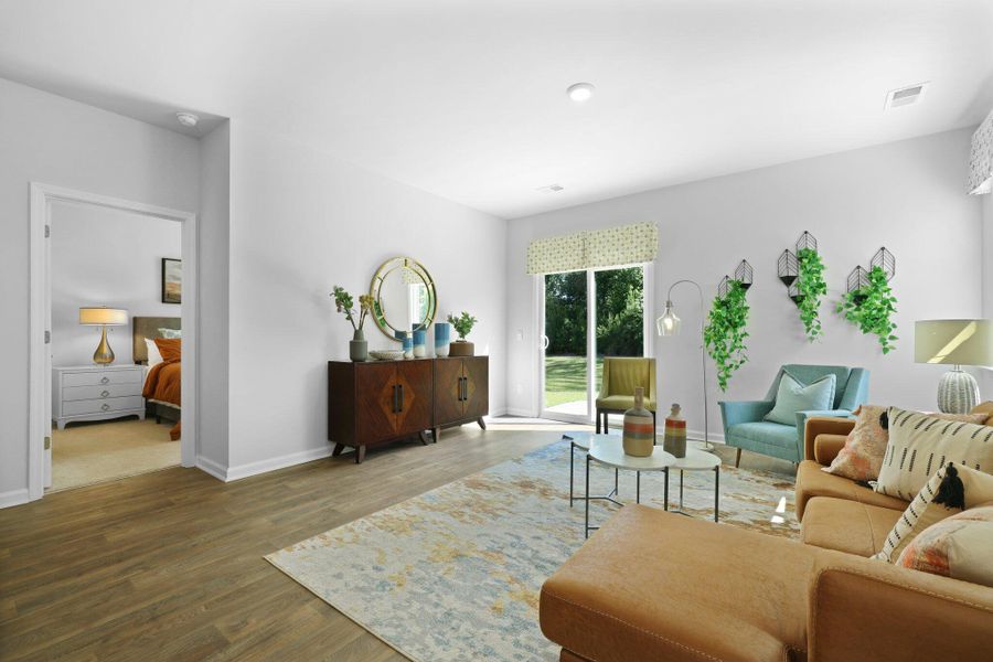 Furnished interior view inside a new home in , Summerville (Image 10). Furnished interior view inside a new home in , Summerville (Image 10).