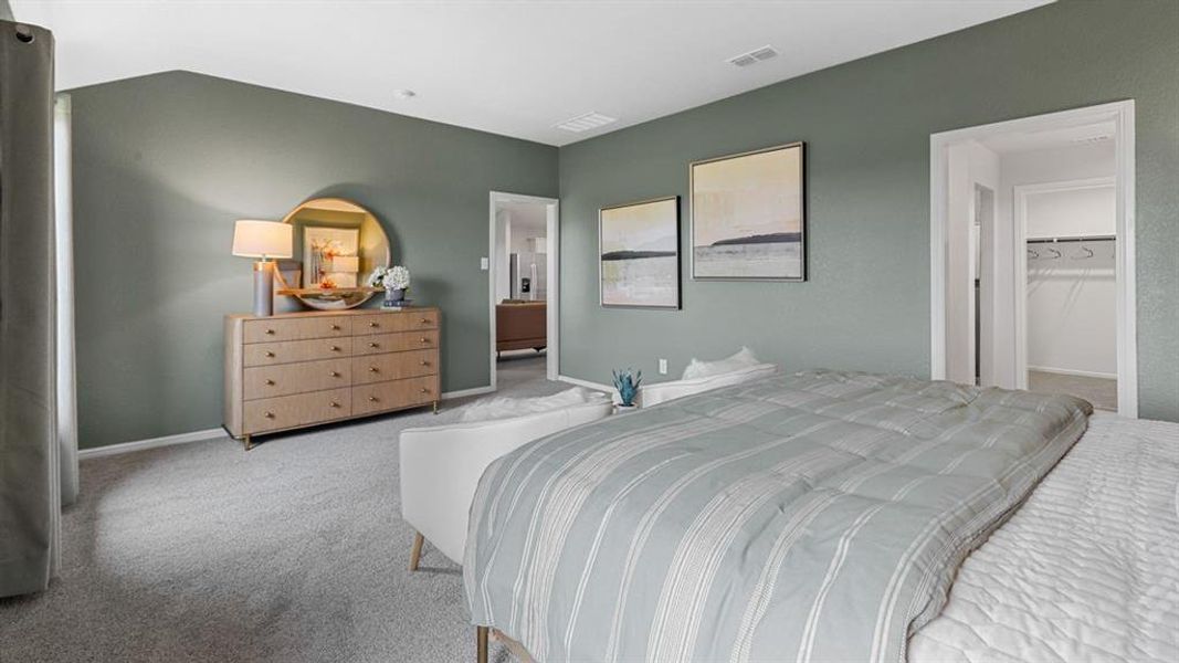 Furnished interior view inside a new home in Rosewood at Beltmill, Fort Worth (Image 7). Furnished interior view inside a new home in Rosewood at Beltmill, Fort Worth (Image 7).