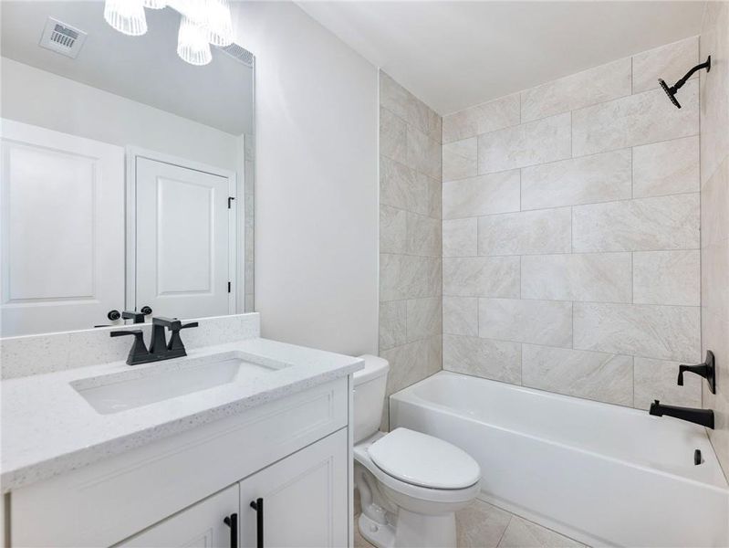 Furnished interior view inside a new home in , Buford (Image 12).