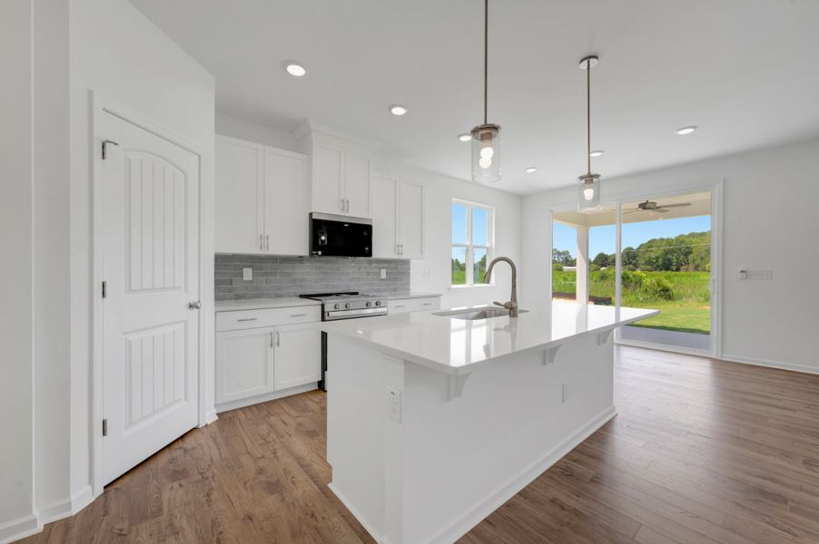 Furnished interior view inside a new home in Providence Creek, Fuquay Varina (Image 3).