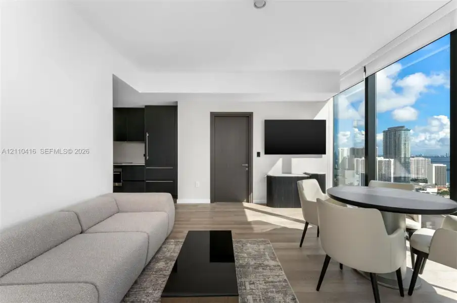 Furnished interior view inside a new home in , Miami (Image 5).