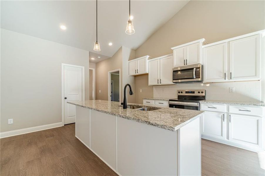 Furnished interior view inside a new home in , Monroe (Image 7).
