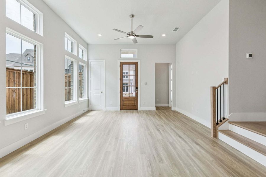 Spacious, unfurnished interior of a new home in Newman Village Townhomes, Frisco (Image 18).