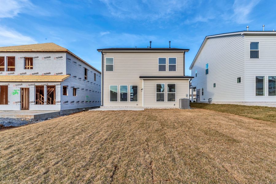 Exterior details and patio area of a home in Nexus – Park Collection, Gallatin (Image 3).