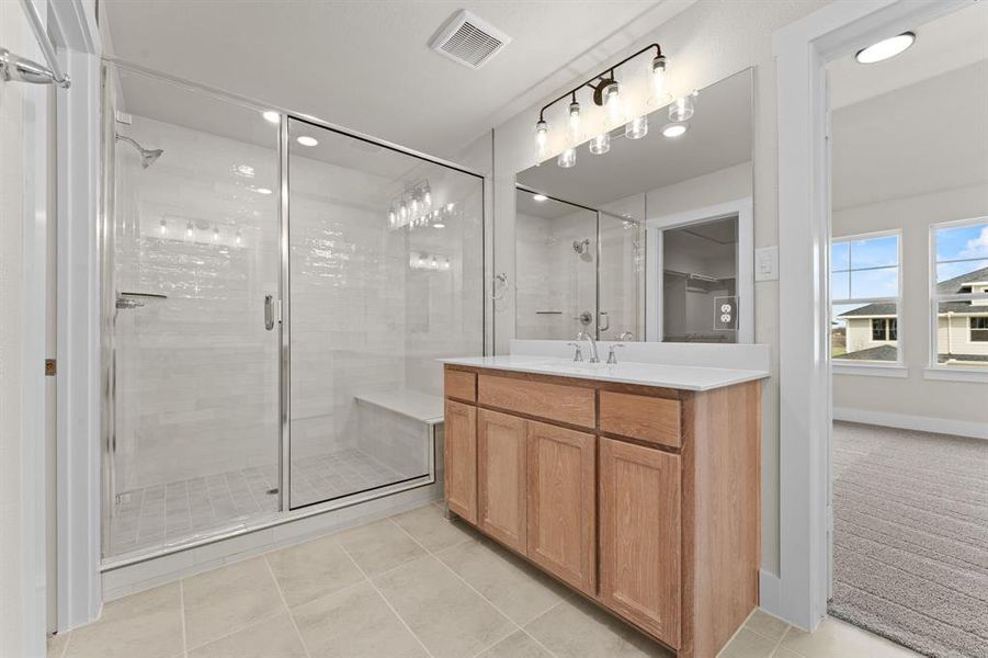 Furnished interior view inside a new home in North Square at Uptown, Celina (Image 10).