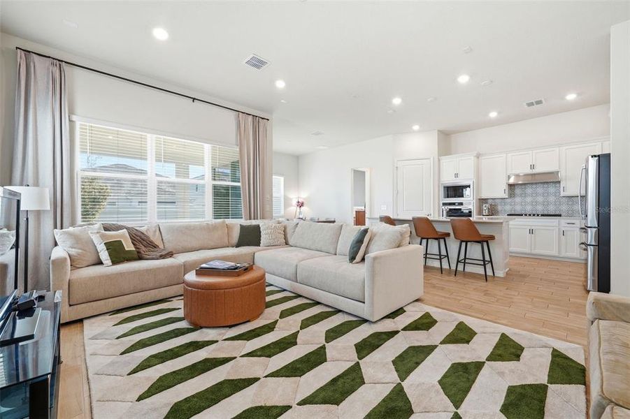 Furnished interior view inside a new home in , Orlando (Image 9). Furnished interior view inside a new home in , Orlando (Image 9).