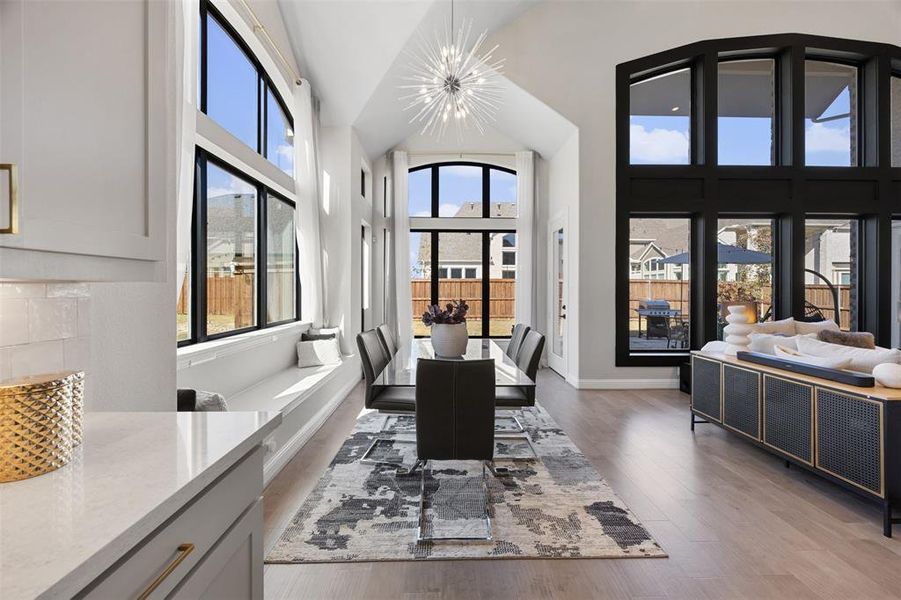 Furnished interior view inside a new home in Somercrest, Midlothian (Image 26).
