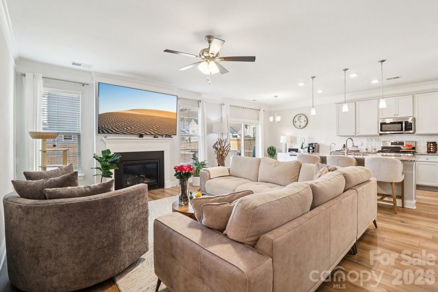 Furnished interior view inside a new home in Hadleigh Park, Lexington (Image 23).