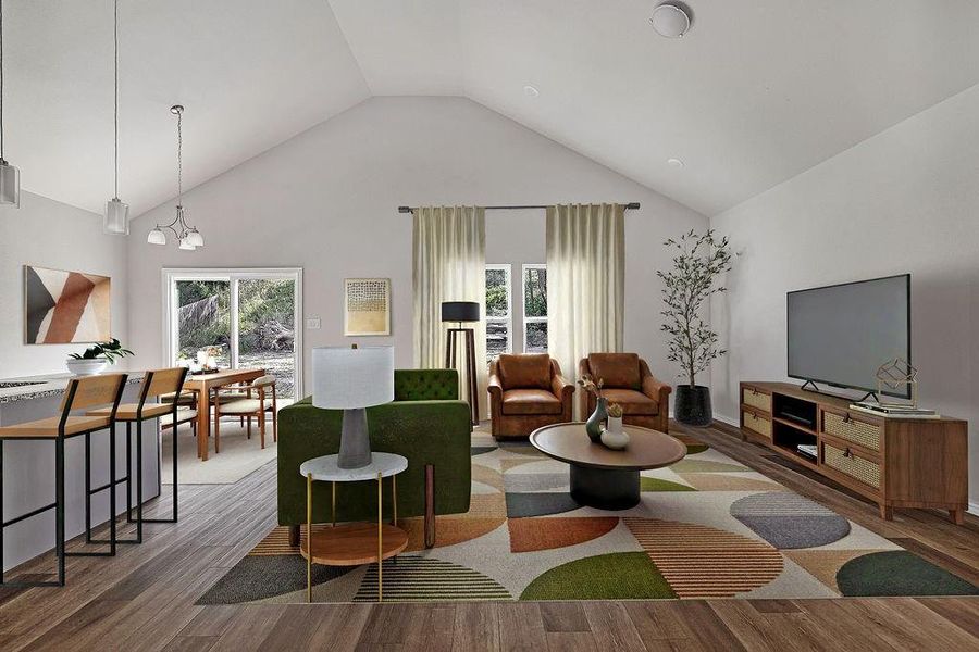 Furnished interior view inside a new home in , Azle (Image 10). Furnished interior view inside a new home in , Azle (Image 10).