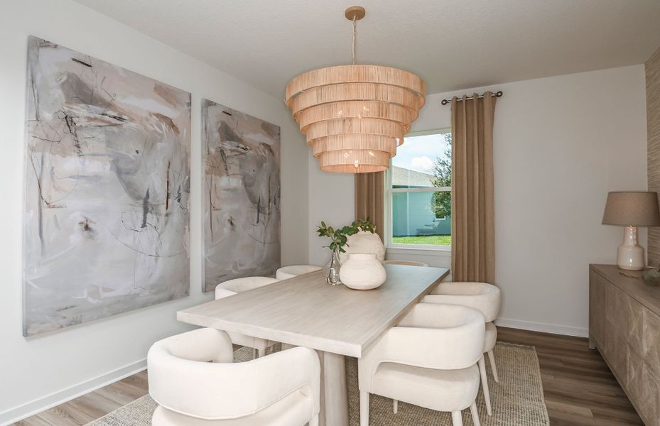 Furnished interior view inside a new home in Marion Ranch, Ocala (Image 11).