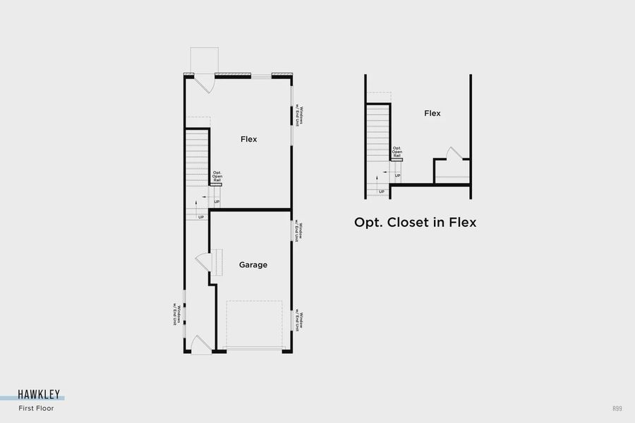 2D floor plan layout of this home in Traynham Place, Greenville, SC (Image 5).