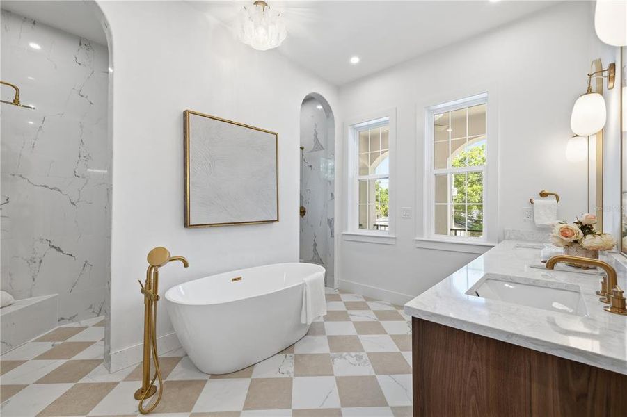 Furnished interior view inside a new home in , St. Petersburg (Image 16).