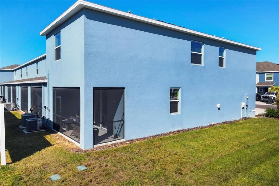 Exterior details and patio area of a home in Braden Pointe, Bradenton (Image 32). Exterior details and patio area of a home in Braden Pointe, Bradenton (Image 32).