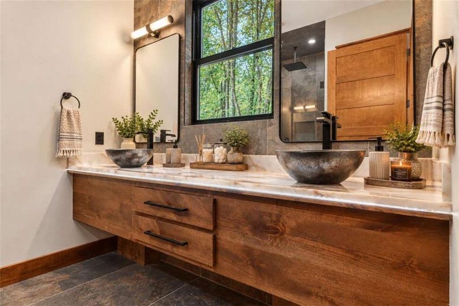 Furnished interior view inside a new home in , Ellijay (Image 12).