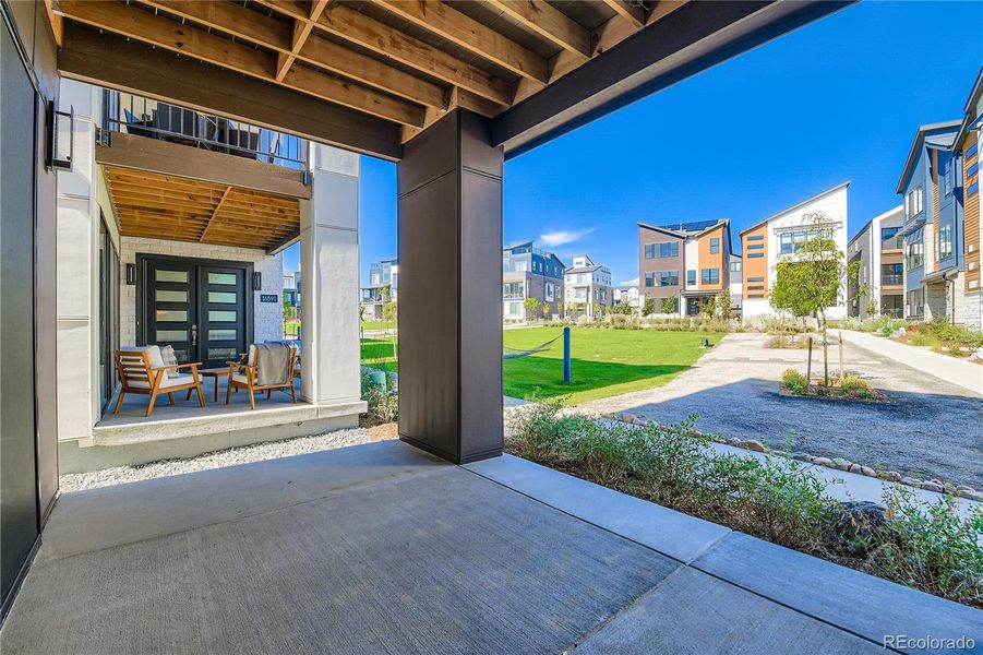 Exterior details and patio area of a home in Baseline, Broomfield (Image 25). Exterior details and patio area of a home in Baseline, Broomfield (Image 25).