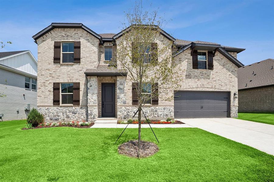 Exterior details and patio area of a home in Elevon, Lavon (Image 2). Exterior details and patio area of a home in Elevon, Lavon (Image 2).