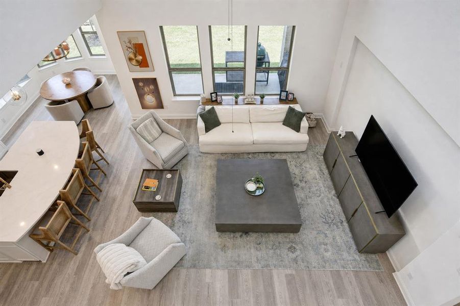 Furnished interior view inside a new home in Pecan Square, Northlake (Image 14).