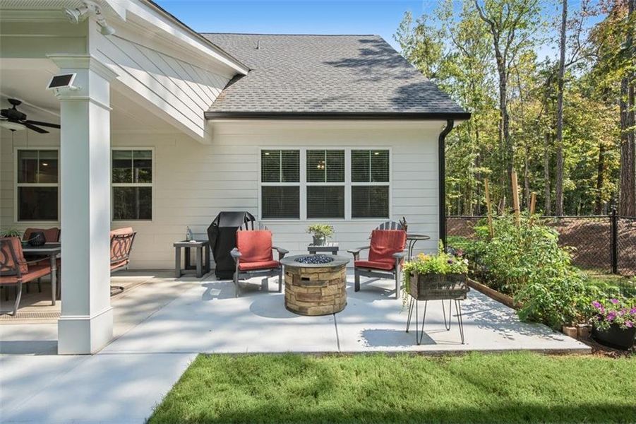 Exterior details and patio area of a home in , Douglasville (Image 4).