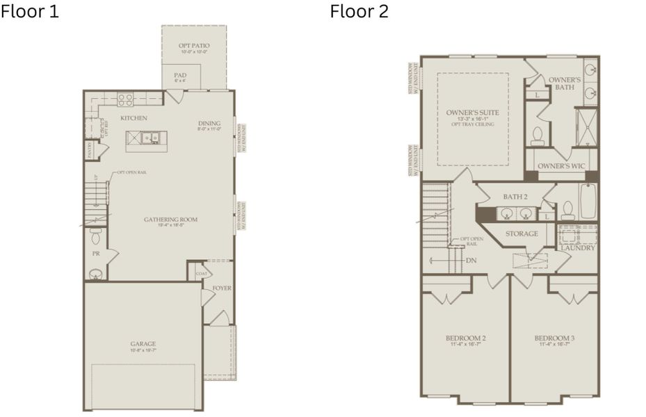 2D floor plan layout of this home in McConnell Ridge, McLeansville, NC (Image 4). 2D floor plan layout of this home in McConnell Ridge, McLeansville, NC (Image 4).