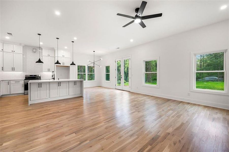 Spacious, unfurnished interior of a new home in , Atlanta (Image 16). Spacious, unfurnished interior of a new home in , Atlanta (Image 16).