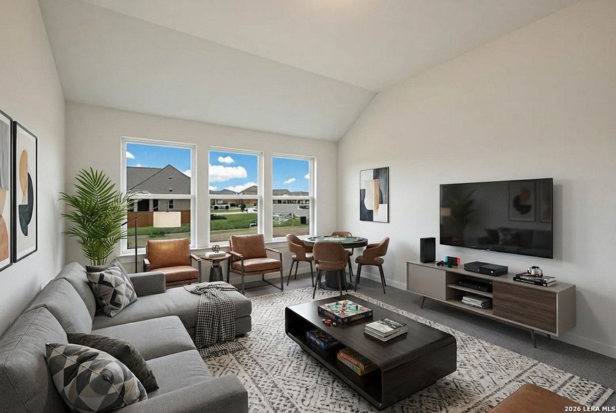 Furnished interior view inside a new home in Foxbrook, Cibolo (Image 4).