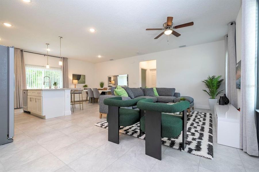 Furnished interior view inside a new home in , Ocala (Image 14).