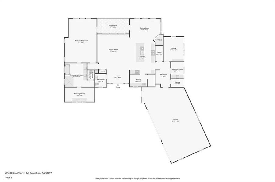2D floor plan layout of this home in , Braselton, GA (Image 7). 2D floor plan layout of this home in , Braselton, GA (Image 7).