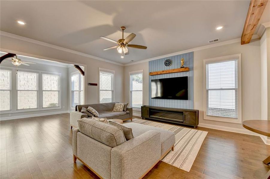 Furnished interior view inside a new home in , Duluth (Image 37).