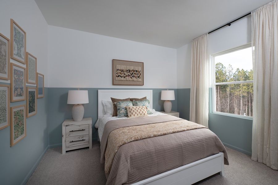 Representative furnished interior of a home built from the Forrest by Ashton Woods in Middleton Farms, Middlesex (Image 5).