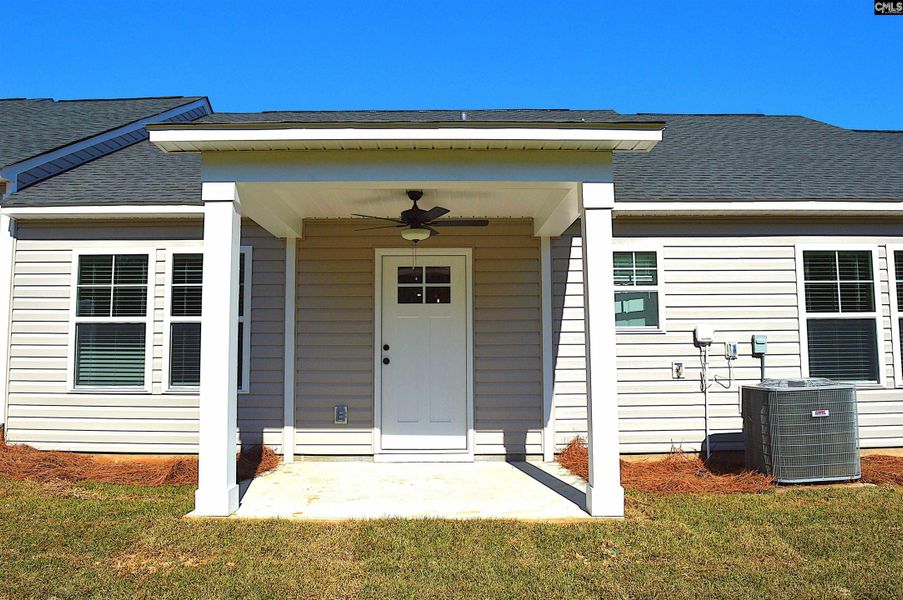Exterior details and patio area of a home in Piney Woods Bluff, Columbia (Image 2).
