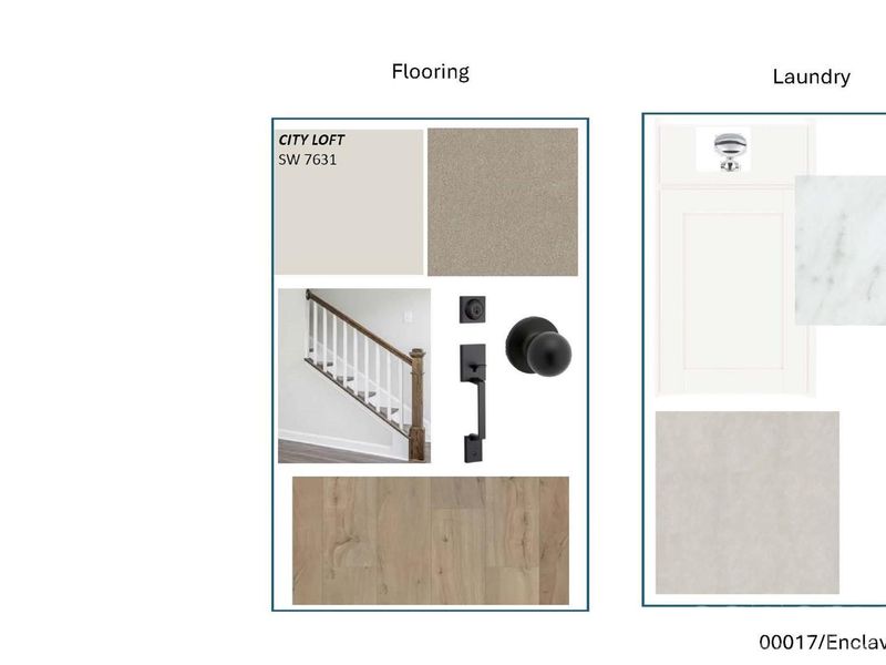 Sample of building materials used in homes in Enclave at Belmont, Belmont (Image 32). Sample of building materials used in homes in Enclave at Belmont, Belmont (Image 32).