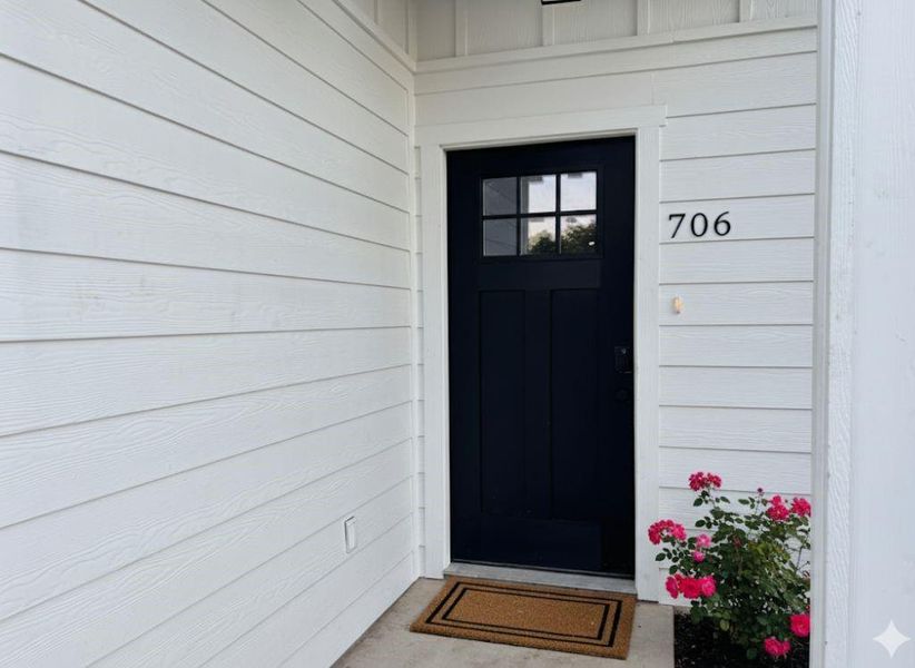 Entrance to property Entrance to property