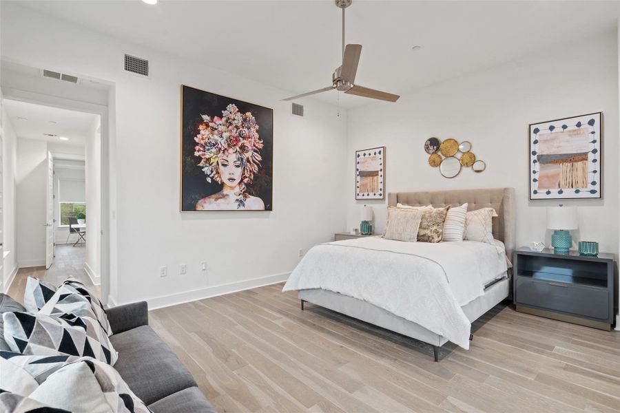 Furnished interior view inside a new home in Bluebonnet Lofts, Austin (Image 7).
