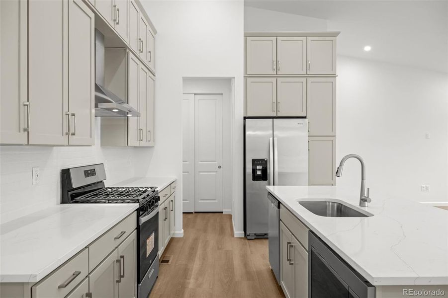 Furnished interior view inside a new home in Deer Creek, Littleton (Image 5).