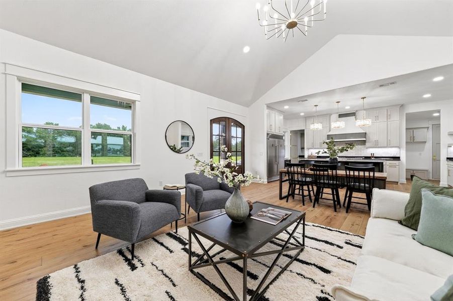 Furnished interior view inside a new home in , Mount Pleasant (Image 8).