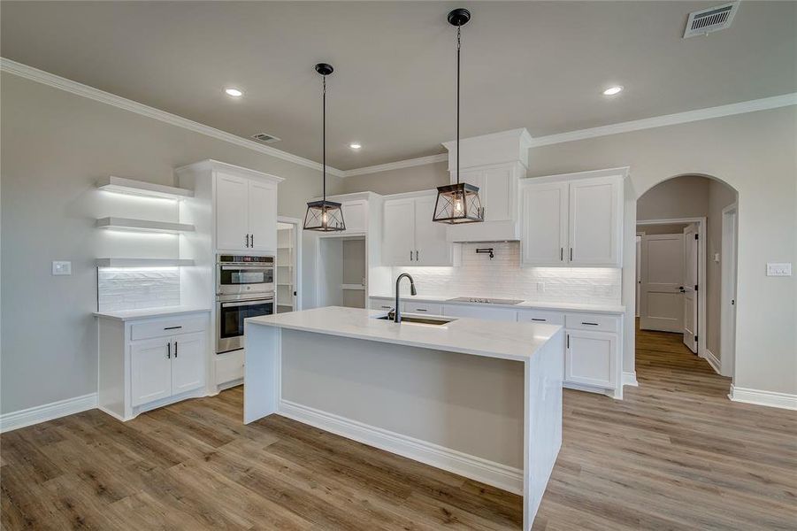 Furnished interior view inside a new home in , Greenville (Image 13).