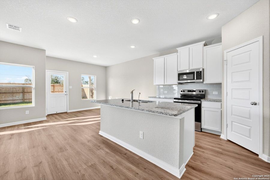 Furnished interior view inside a new home in Paloma Park, Converse (Image 6). Furnished interior view inside a new home in Paloma Park, Converse (Image 6).
