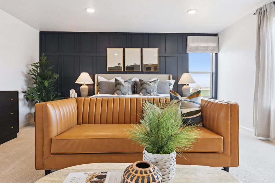 Representative furnished interior of a home built from the Jansen by Landsea Homes in Cherry Meadows, Brighton (Image 48).