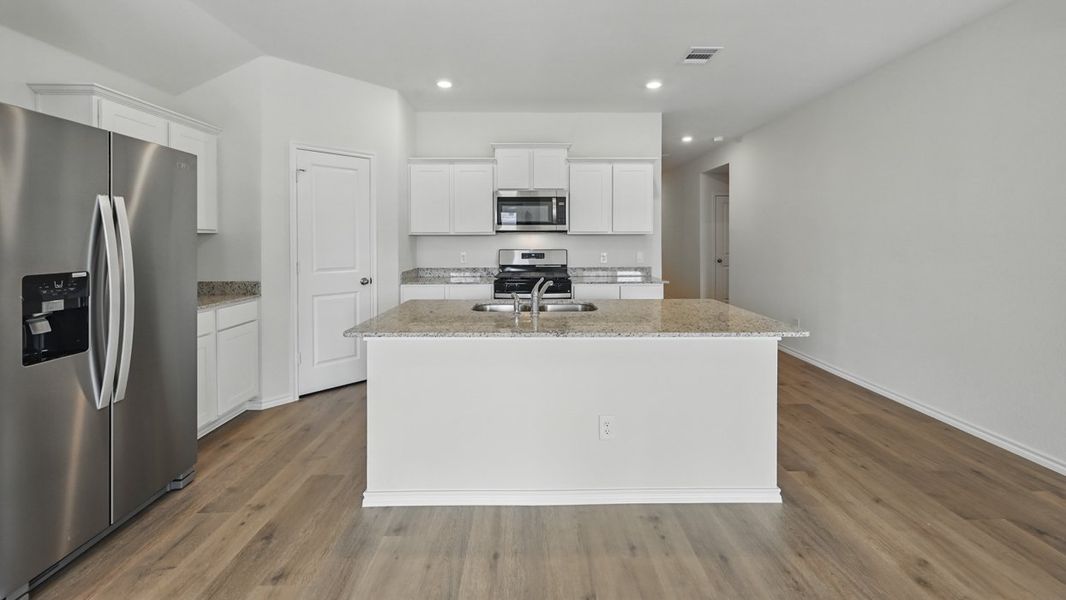 Furnished interior view inside a new home in Stonewyck Farms, Ennis (Image 7).