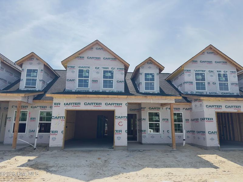 In-progress construction of a new home in Autumn Trail, Bolivia, NC (Image 22).
