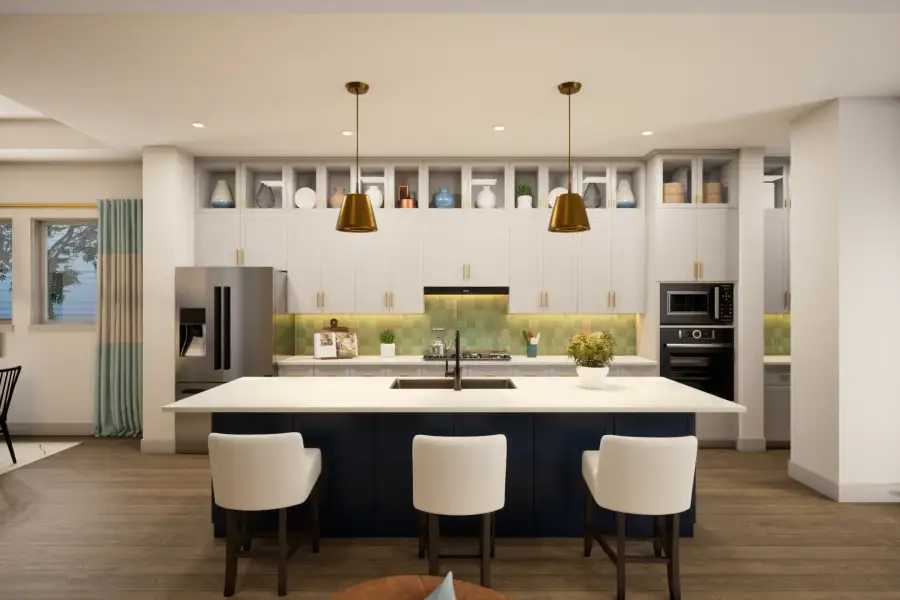 The Zinnia - Optional Cooktop Kitchen The Zinnia - Optional Cooktop Kitchen